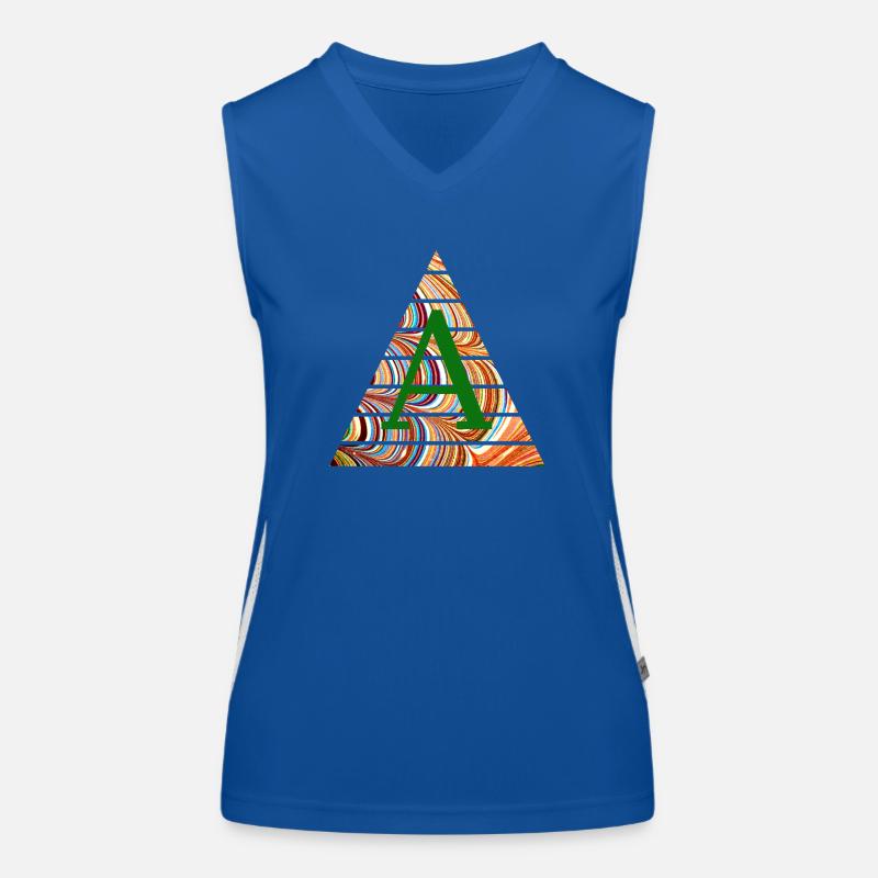 triangle e 56 a Débardeur respirant contrasté Femme