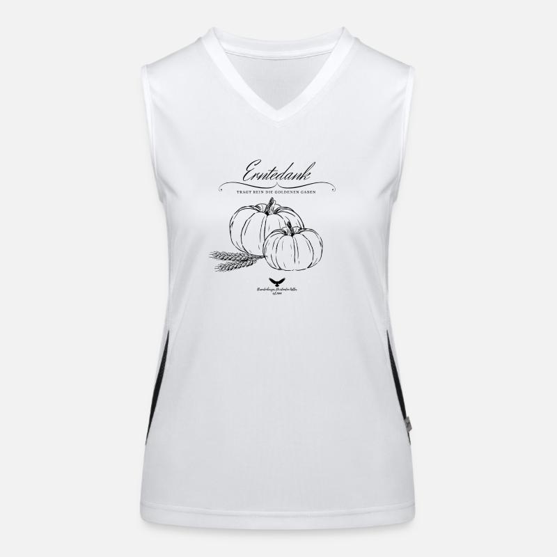 Spreewald Erntedank Funktionelles Kontrast-Tank Top für Frauen