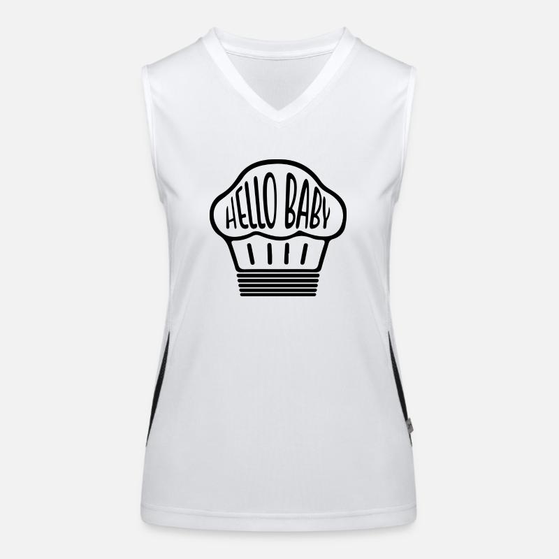 Hello Baby Funktionelles Kontrast-Tank Top für Frauen