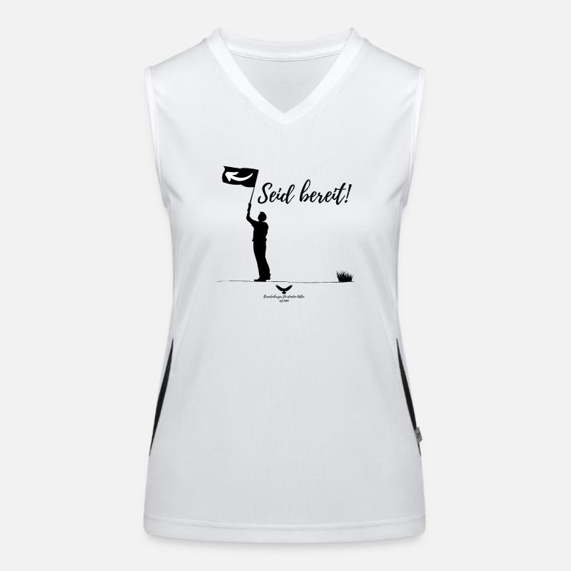 Spreewald Pionier Seid bereit Funktionelles Kontrast-Tank Top für Frauen