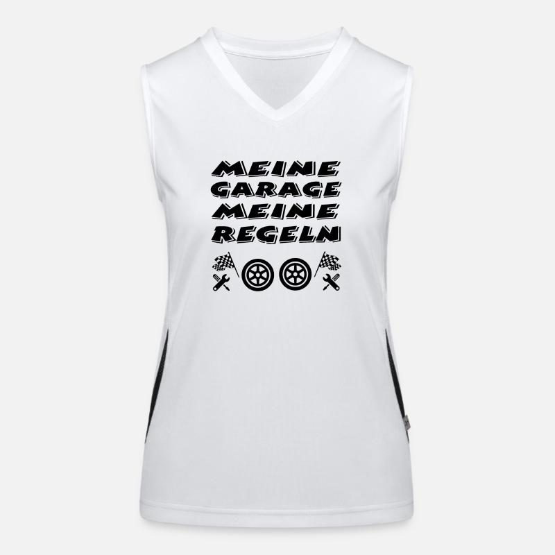 Garage Funktionelles Kontrast-Tank Top für Frauen