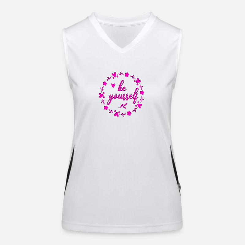 be yourself Women's Functional Contrast Tank Top