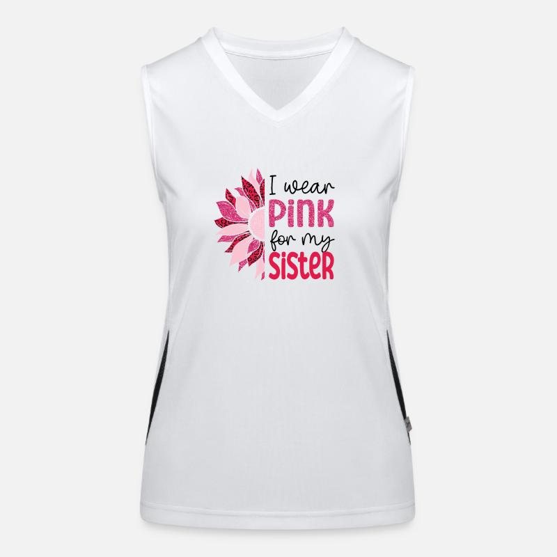 Rettet die Boobies-Schwester Funktionelles Kontrast-Tank Top für Frauen