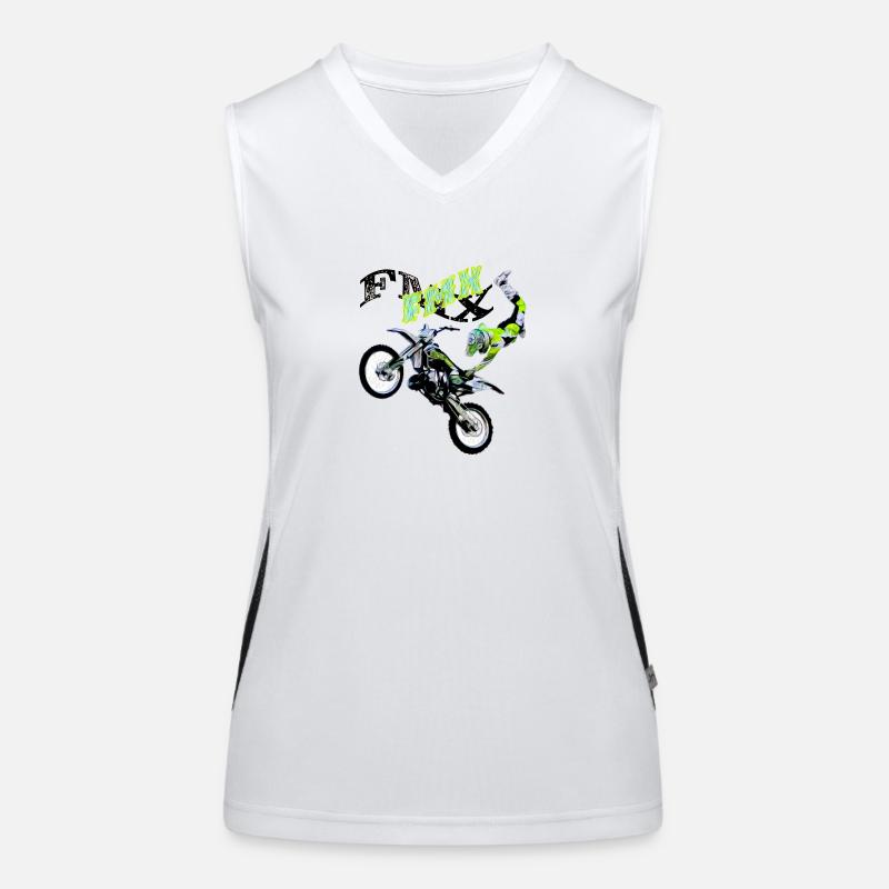fmx motocross freestyle Funktionelles Kontrast-Tank Top für Frauen