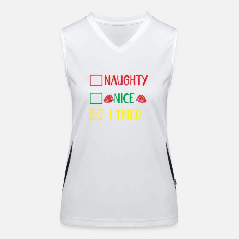 Naughty Nice j’ai essayé Débardeur respirant contrasté Femme