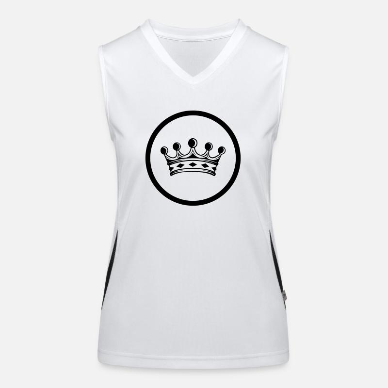 Crown Funktionelles Kontrast-Tank Top für Frauen