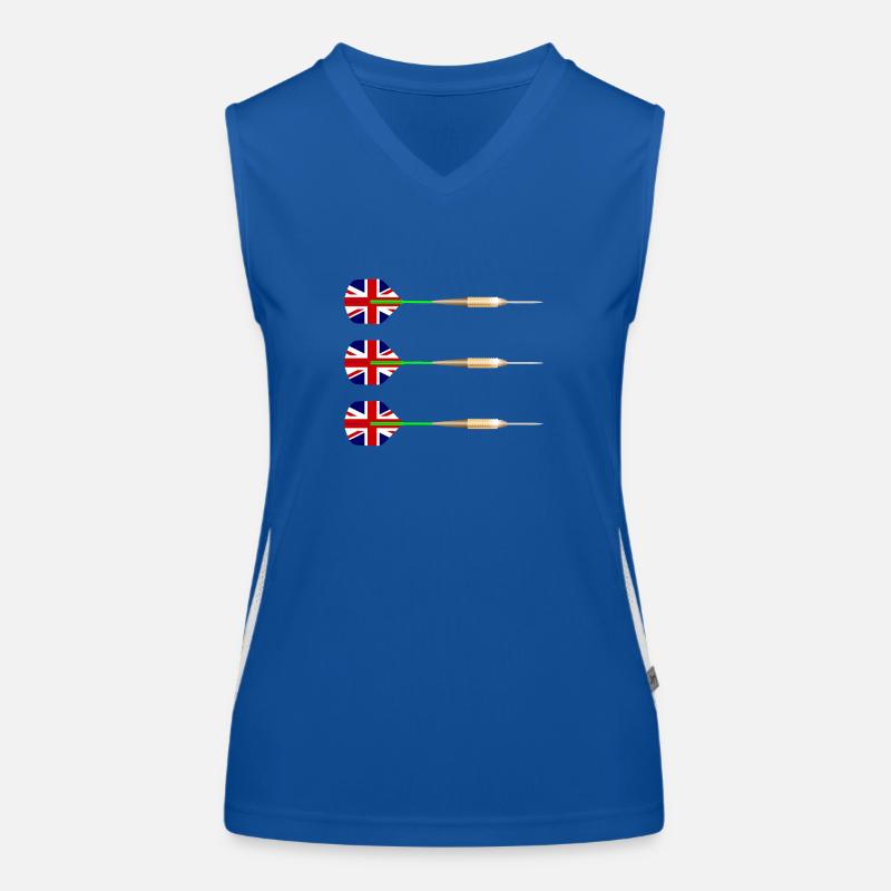 UK Darts Funktionelles Kontrast-Tank Top für Frauen