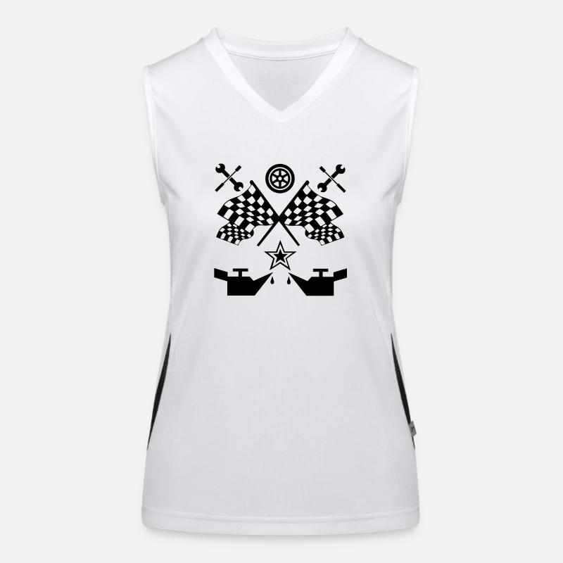 Car Women's Functional Contrast Tank Top