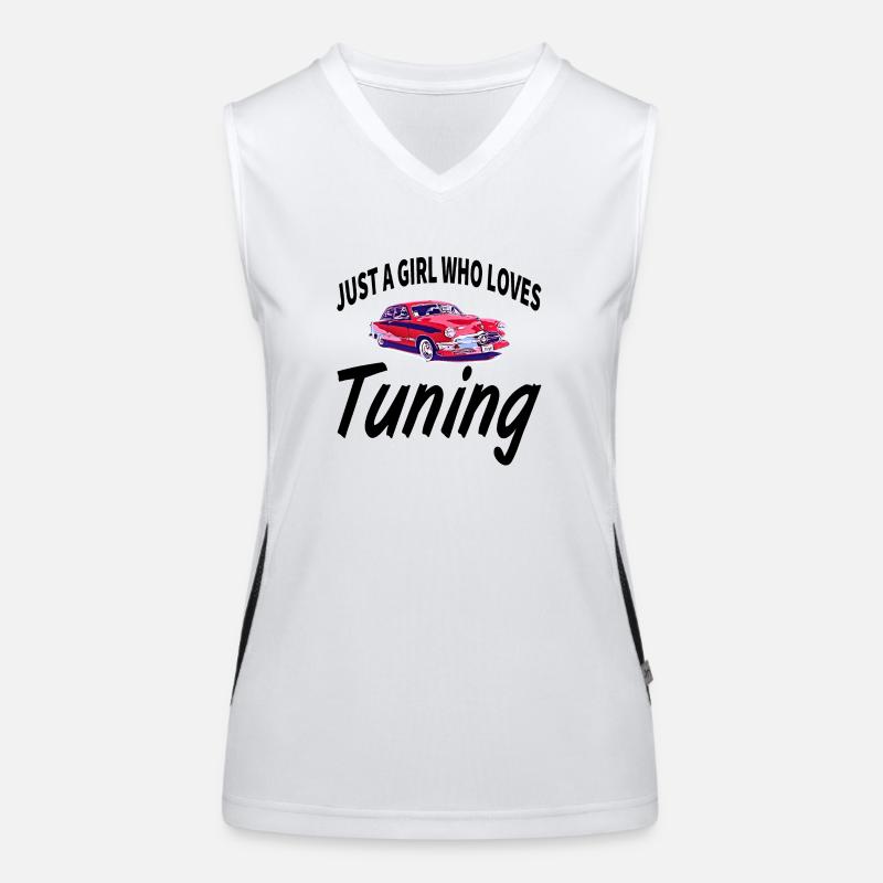 Auto Funktionelles Kontrast-Tank Top für Frauen