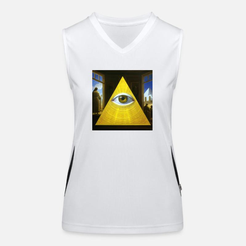 All Seeing Eye Women's Functional Contrast Tank Top
