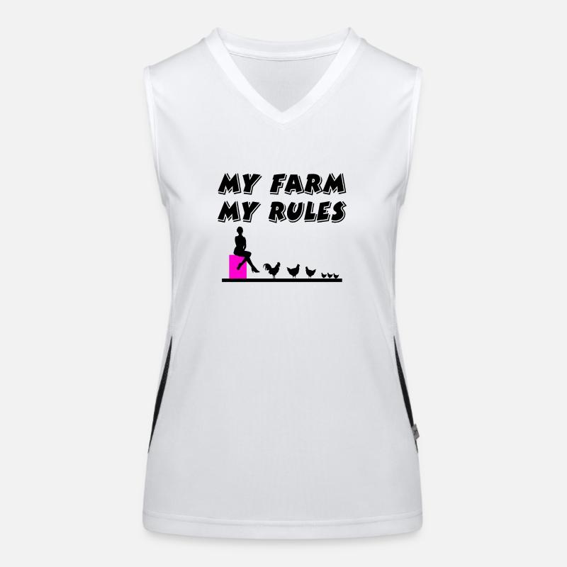 Ferme Débardeur respirant contrasté Femme