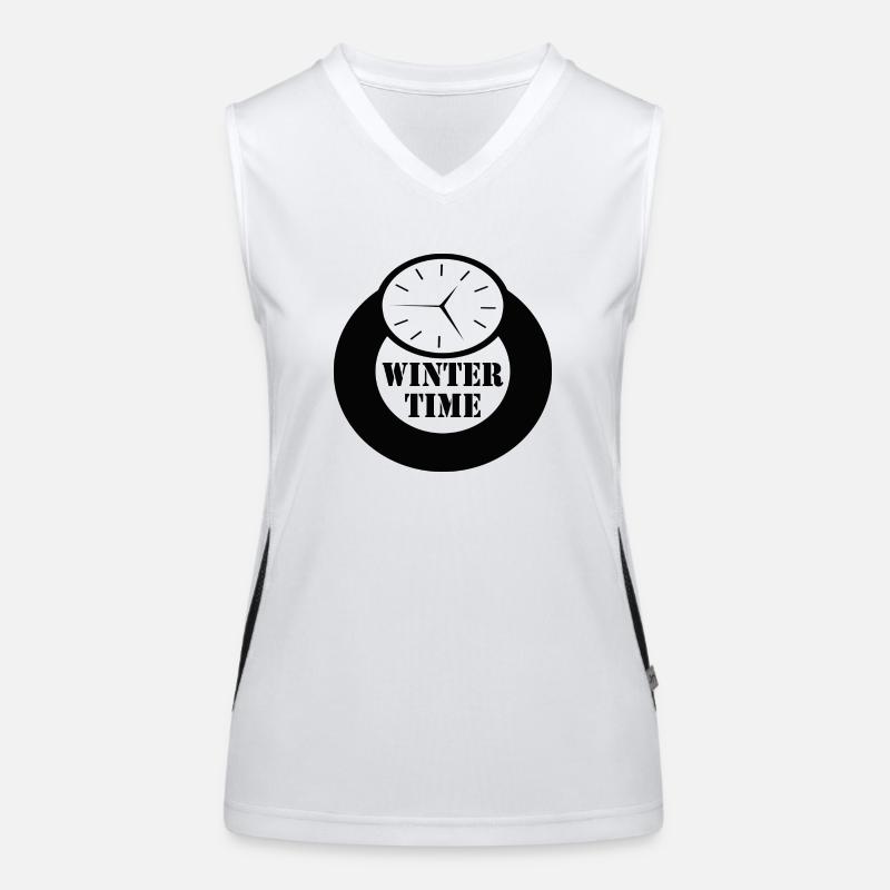 Winter Time Women's Functional Contrast Tank Top