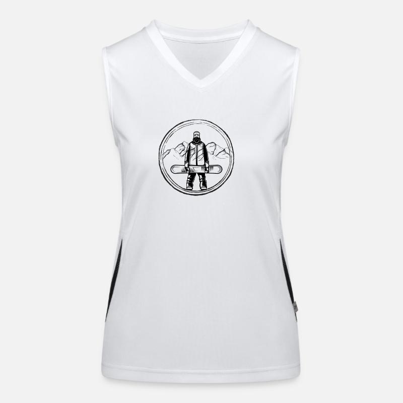 Snowboarders Women's Functional Contrast Tank Top