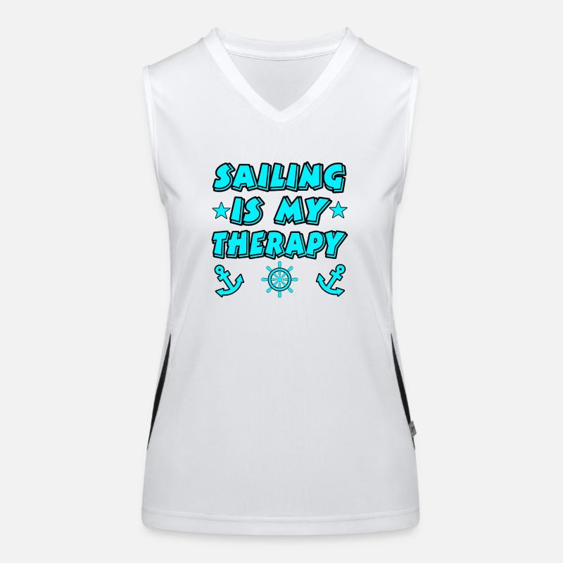 Segeln Funktionelles Kontrast-Tank Top für Frauen