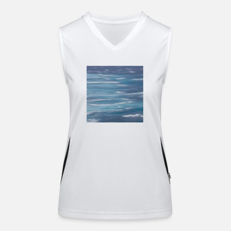 Art de la mer Débardeur respirant contrasté Femme