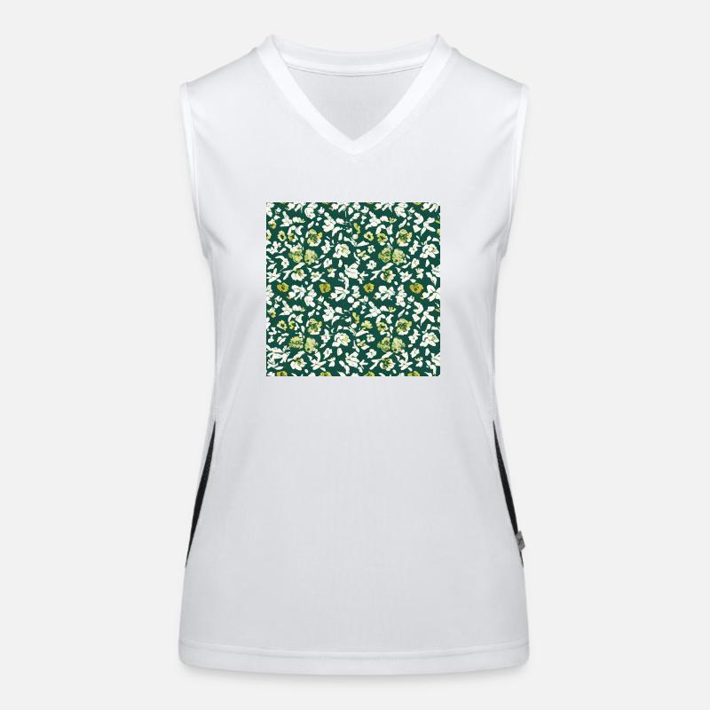 Floral patterns Women's Functional Contrast Tank Top