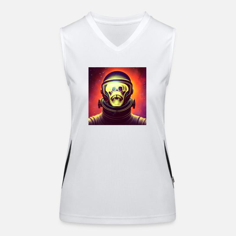 Helden des Weltalls Funktionelles Kontrast-Tank Top für Frauen