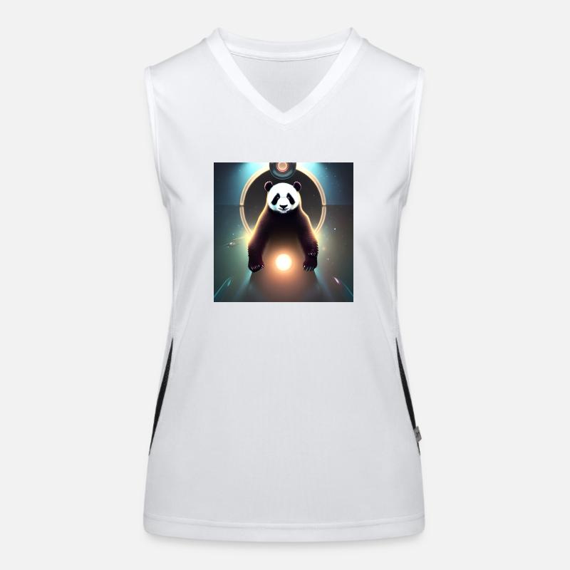 Un panda pour tous les cœurs Débardeur respirant contrasté Femme