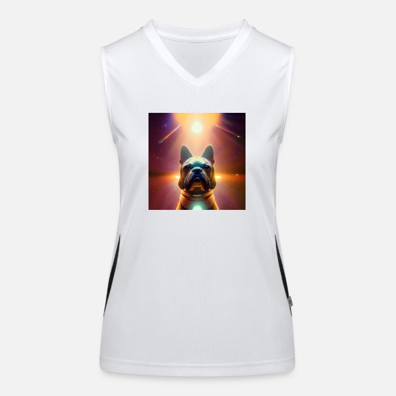 The Universe Dog Funktionelles Kontrast-Tank Top für Frauen