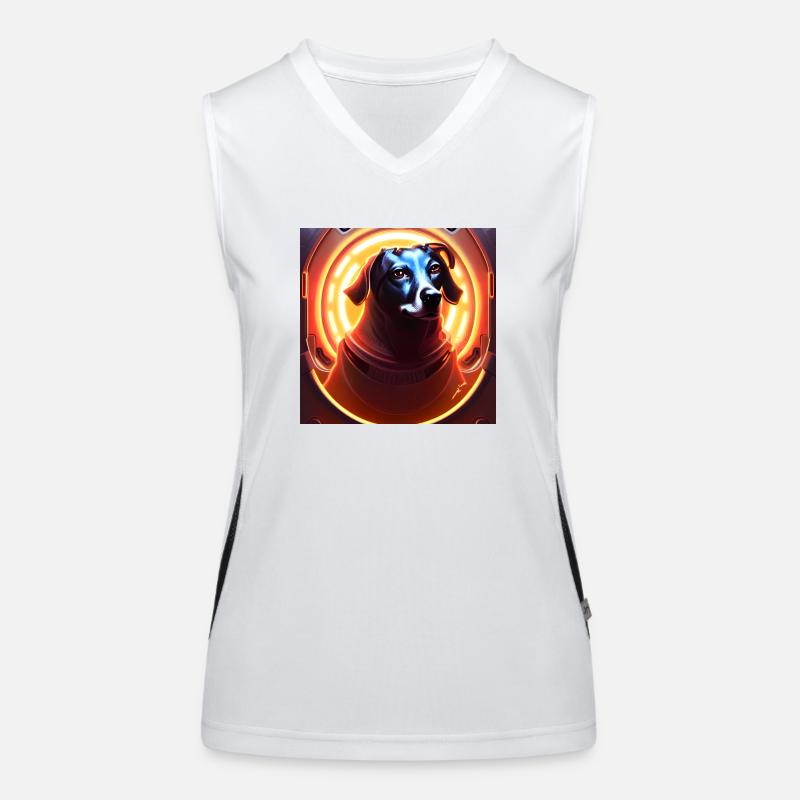 The Universe Dog Women's Functional Contrast Tank Top