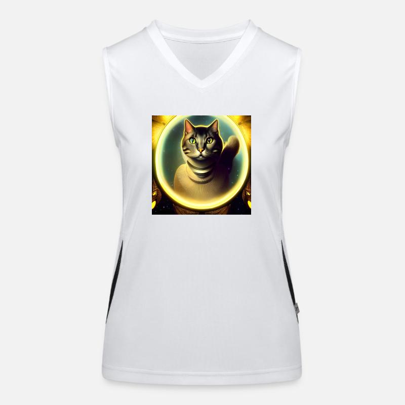 Le chat de l’univers Débardeur respirant contrasté Femme