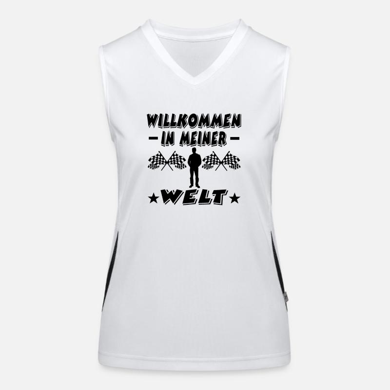 Auto Funktionelles Kontrast-Tank Top für Frauen
