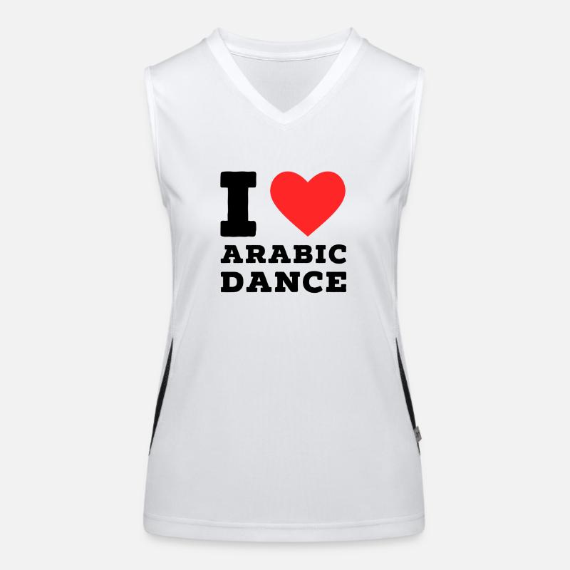 J’adore la danse arabe Débardeur respirant contrasté Femme