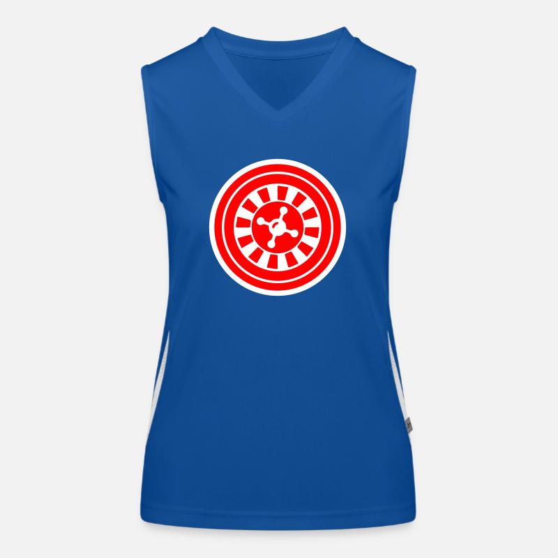 Roulette Icon Circle Women's Functional Contrast Tank Top