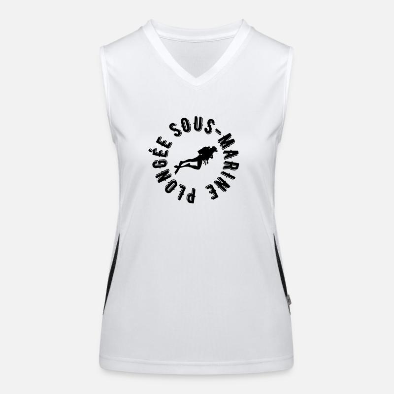 plongée sous marine Débardeur respirant contrasté Femme