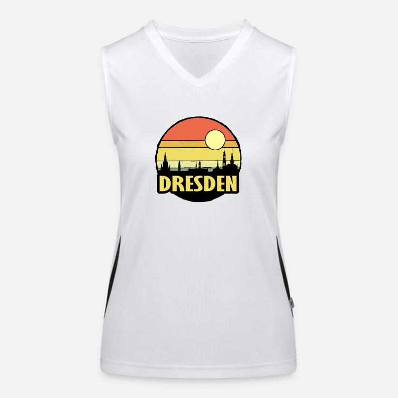 Dresden Funktionelles Kontrast-Tank Top für Frauen