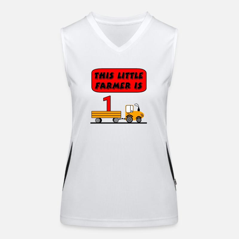 Traktor Funktionelles Kontrast-Tank Top für Frauen