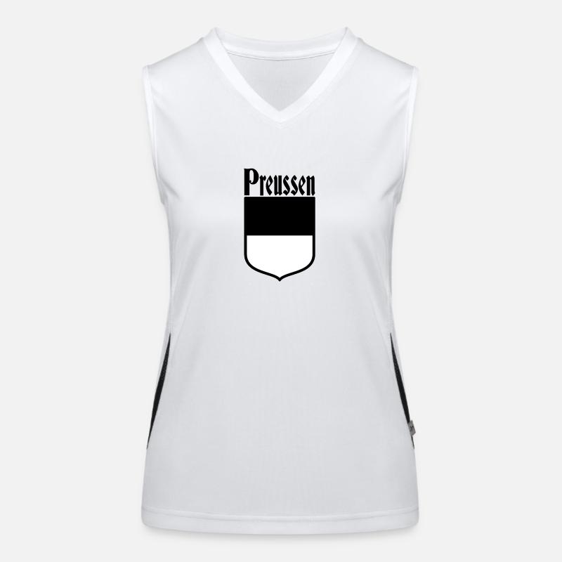 Preussen Funktionelles Kontrast-Tank Top für Frauen