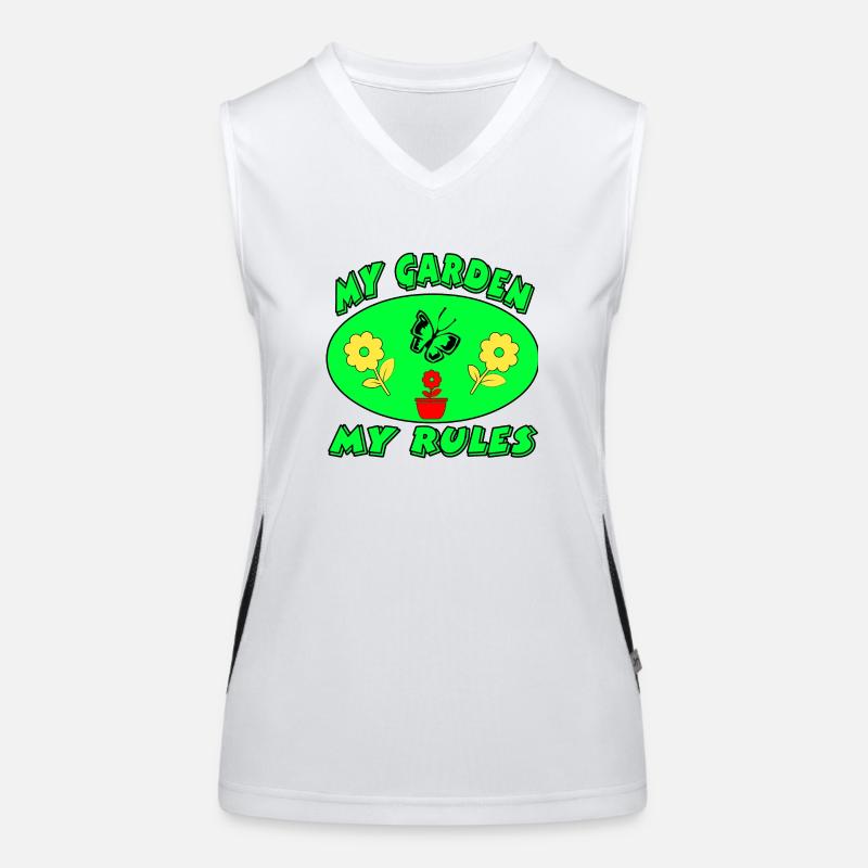 Garten Funktionelles Kontrast-Tank Top für Frauen