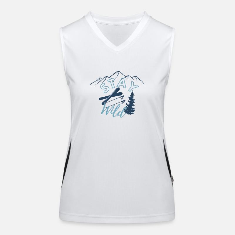 Schi Funktionelles Kontrast-Tank Top für Frauen