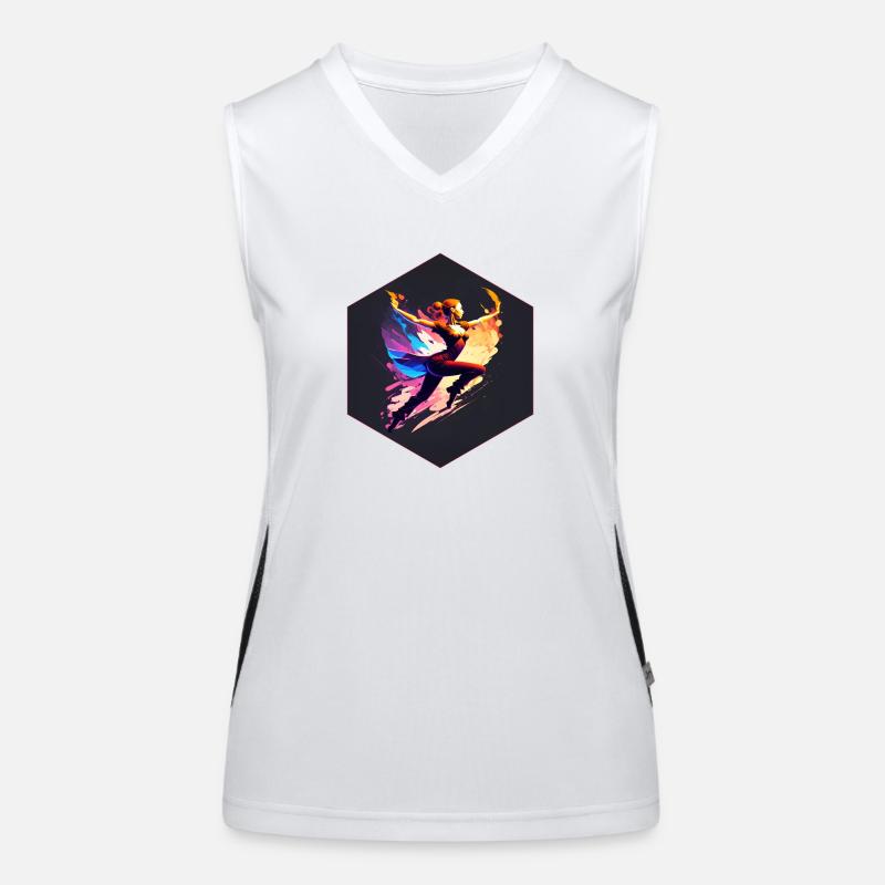 Dance Funktionelles Kontrast-Tank Top für Frauen