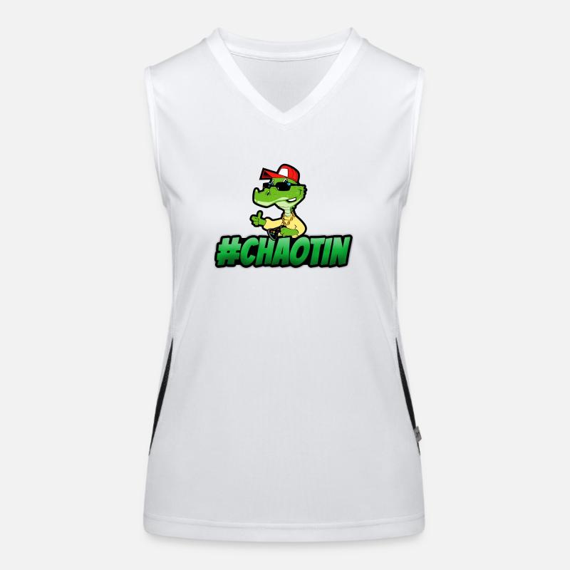 #Chaotin Funktionelles Kontrast-Tank Top für Frauen