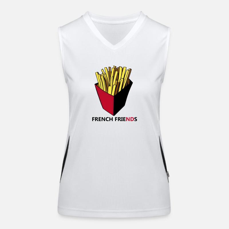 Frites Débardeur respirant contrasté Femme