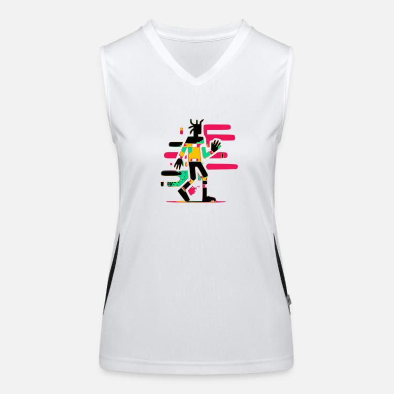 Der Torwart Funktionelles Kontrast-Tank Top für Frauen