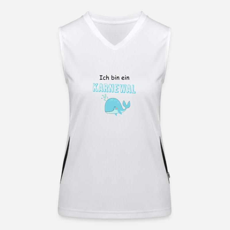 ich bin ein Karnewal Funktionelles Kontrast-Tank Top für Frauen