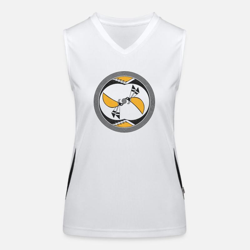 Papillon Débardeur respirant contrasté Femme