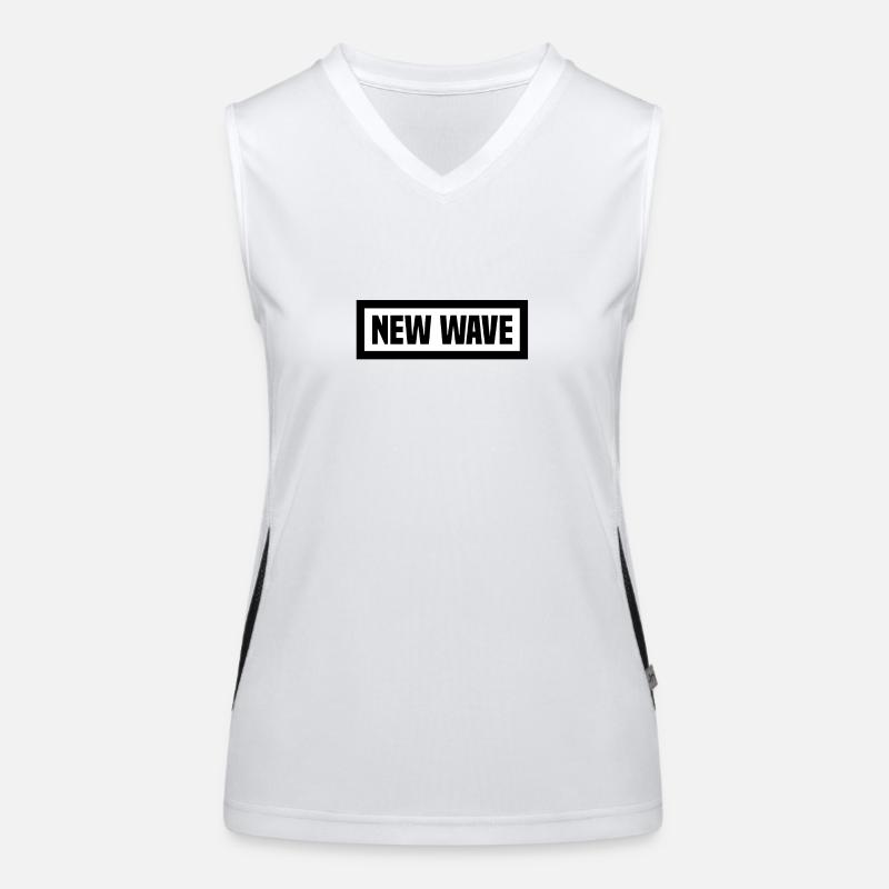 new wave Débardeur respirant contrasté Femme