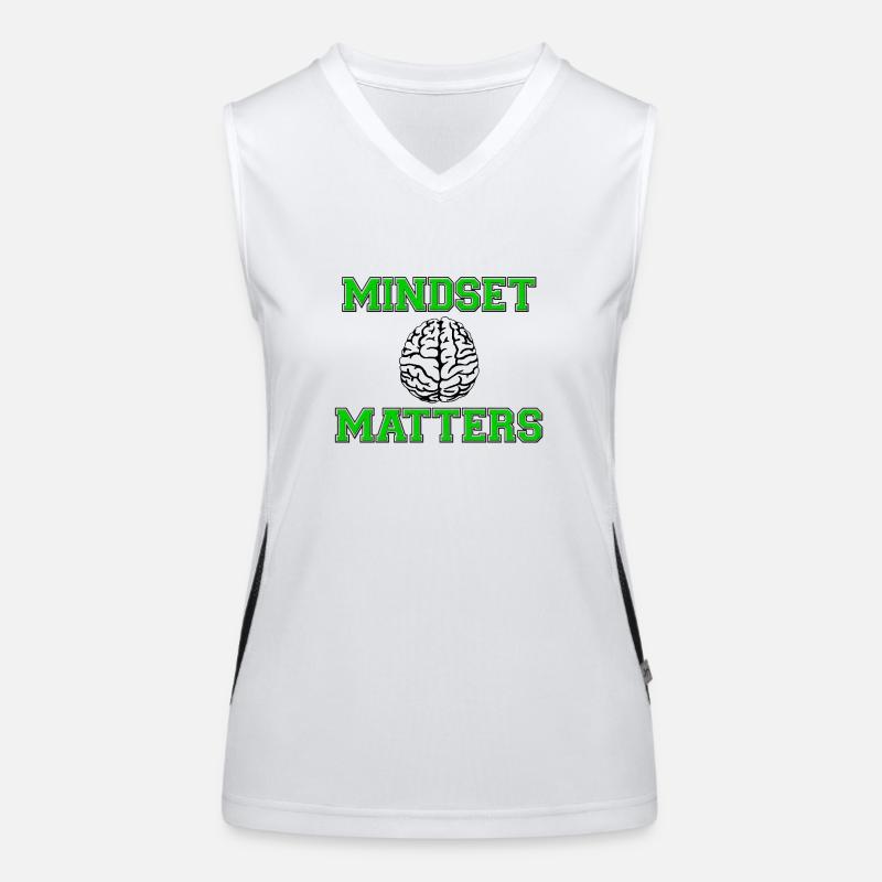 Mindset Matters Débardeur respirant contrasté Femme