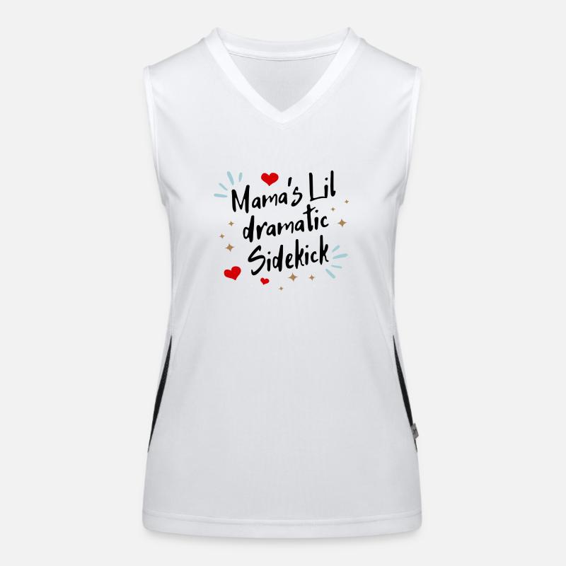 Mama ́s lil dramatic Sidekick Women's Functional Contrast Tank Top