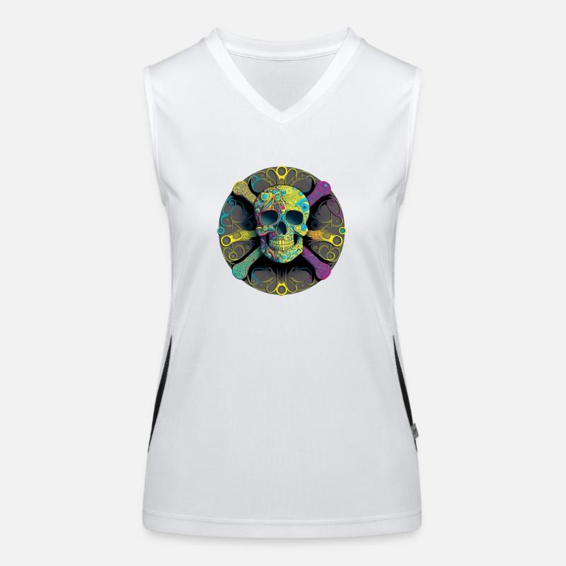 Skull and bone Women's Functional Contrast Tank Top