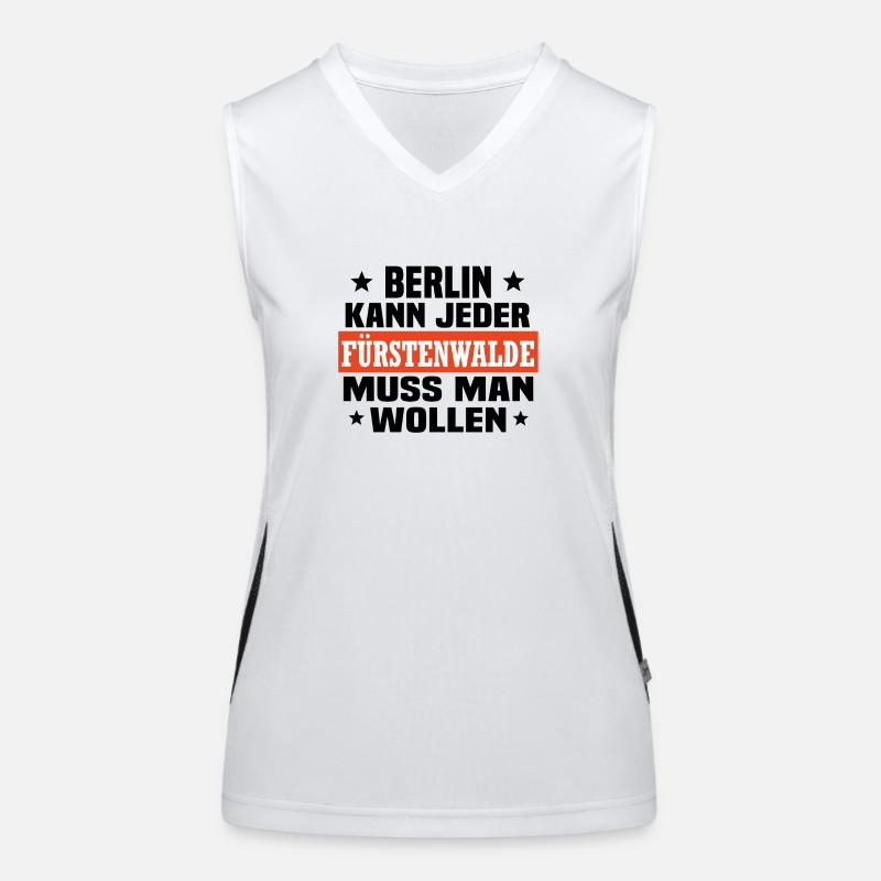 Fürstenwalde Spree Funktionelles Kontrast-Tank Top für Frauen