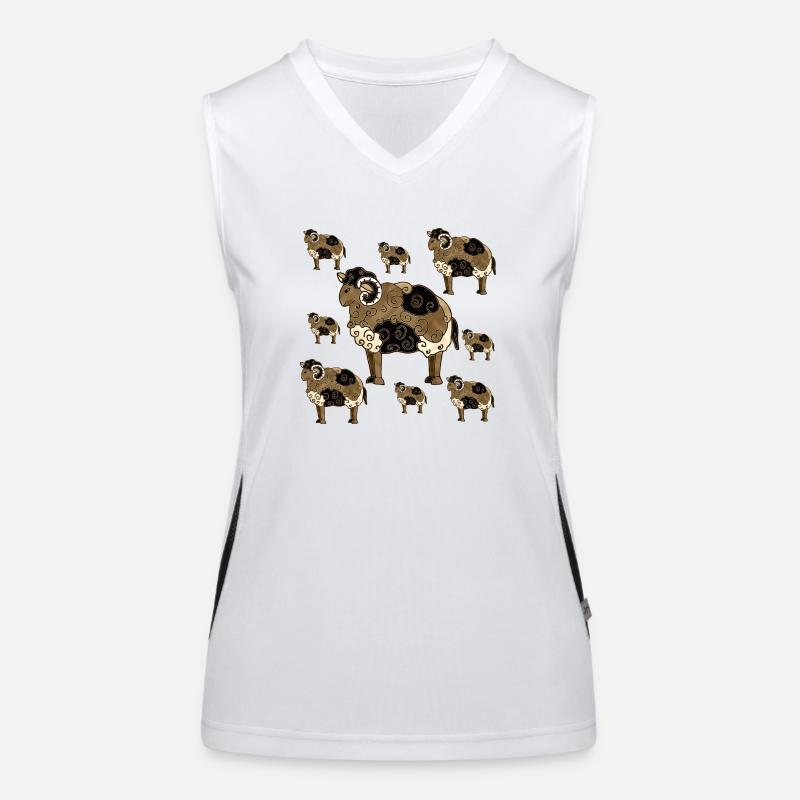 Rams Women's Functional Contrast Tank Top