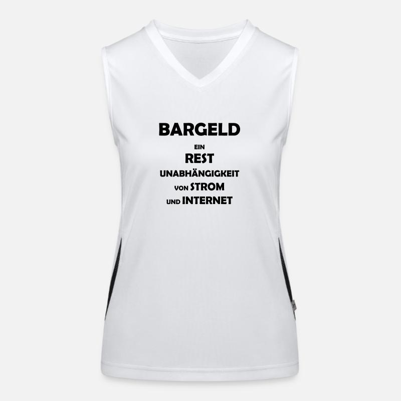Bargeld Funktionelles Kontrast-Tank Top für Frauen