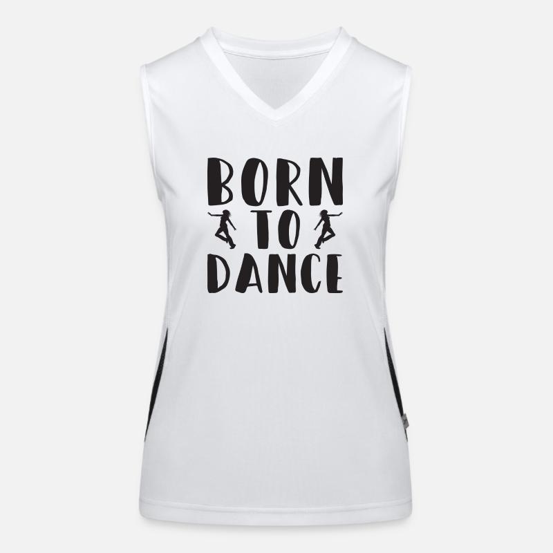 Né pour danser Débardeur respirant contrasté Femme