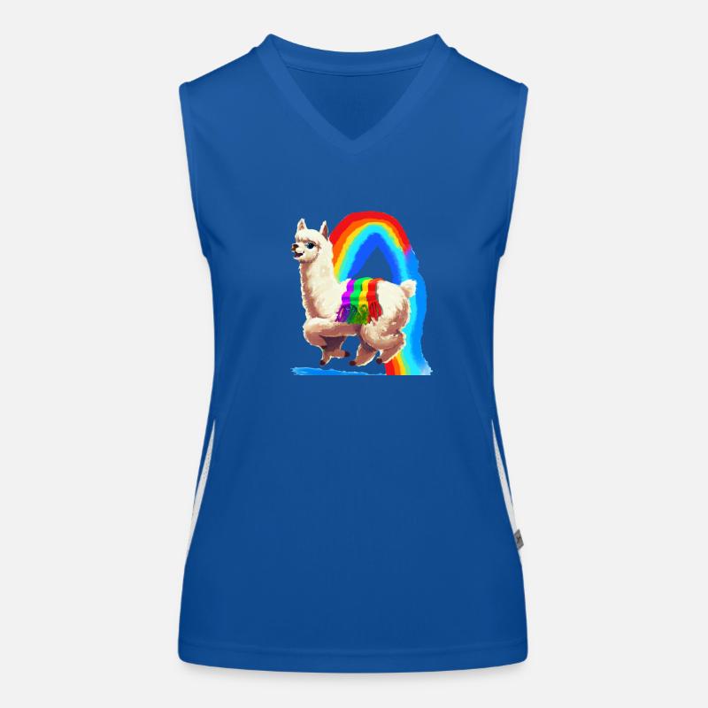 Rainbow Alpaca Women's Functional Contrast Tank Top