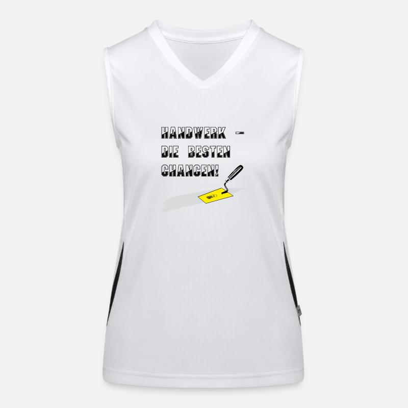 Handwerker Funktionelles Kontrast-Tank Top für Frauen